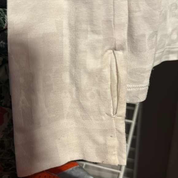 EUC Lululemon White/Sheer Long Sleeve Fitness Top w/Thumb holes - Picture 3 of 5